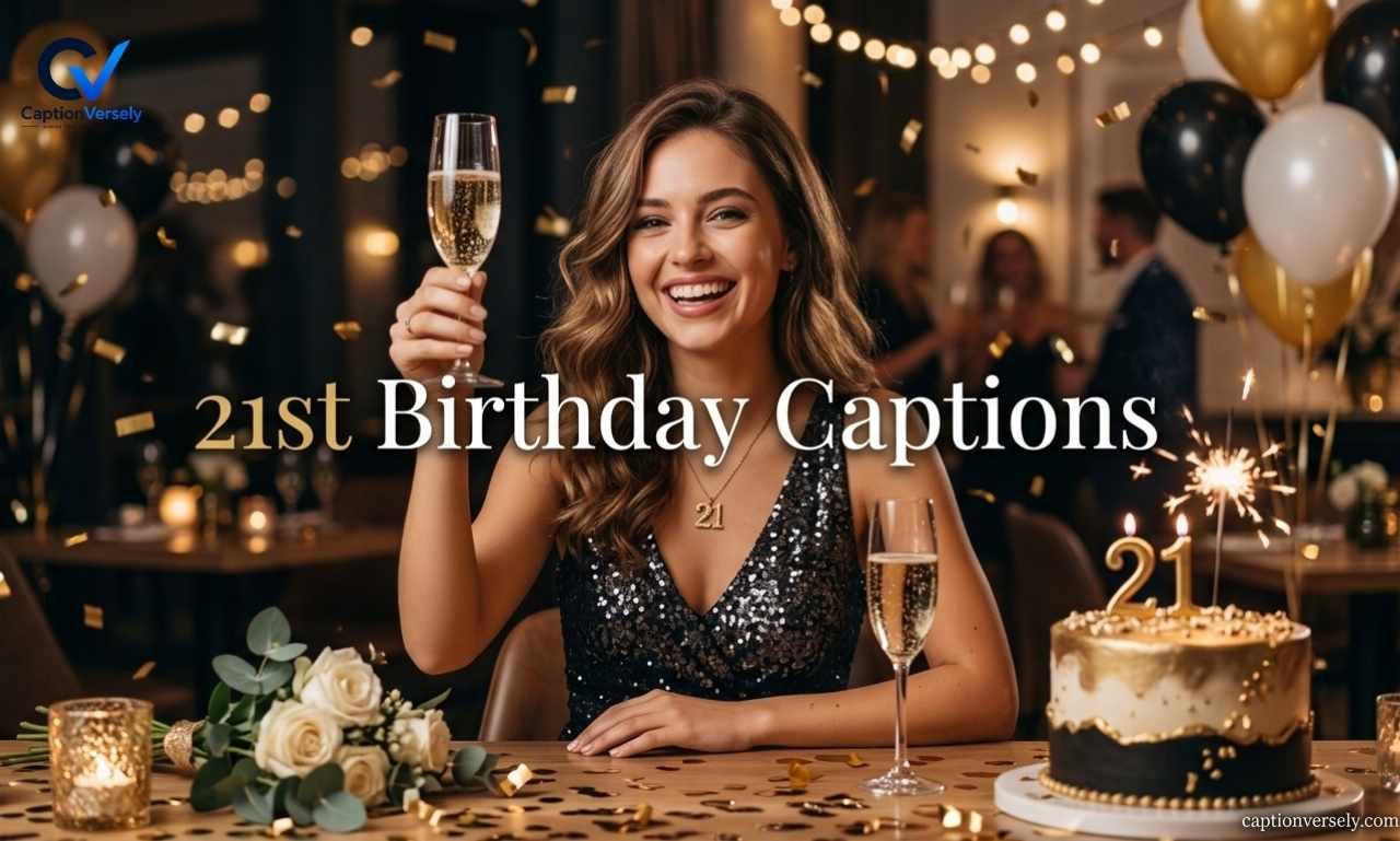 21st Birthday Captions: 100+ Cute, Funny & Unique Ideas