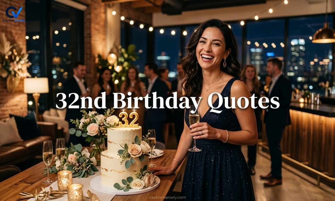 32nd Birthday Quotes: 200+ Funny, Cute & Meaningful Ideas