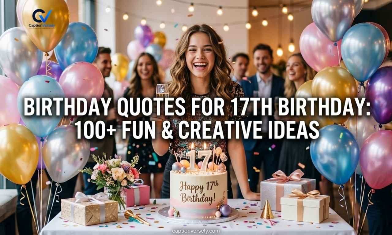 Birthday Quotes for 17th Birthday: 100+ Fun & Creative Ideas
