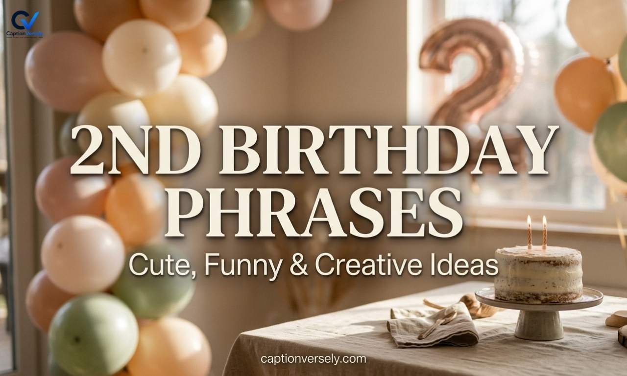 2nd Birthday Phrases: Cute, Funny & Creative Ideas