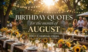 Birthday Quotes For The Month Of August: 100+ Creative Ideas