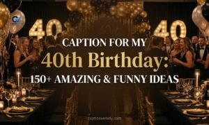 Caption for My 40th Birthday: 150+ Amazing & Funny Ideas