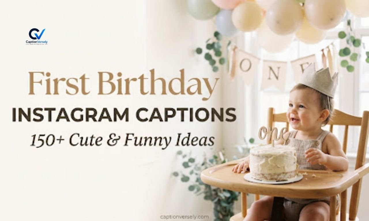 First Birthday Instagram Captions: 150+ Cute & Funny Ideas