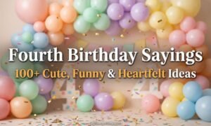 Fourth Birthday Sayings: 100+ Cute, Funny & Heartfelt Ideas