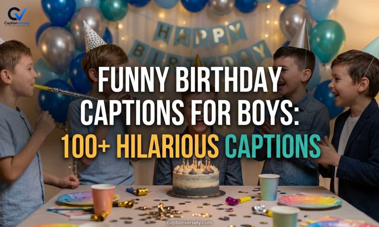 Funny Birthday Captions for Boys: 100+ Hilarious Captions