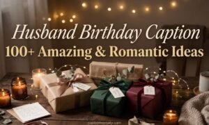 Husband Birthday Caption: 100+ Amazing & Romantic Ideas