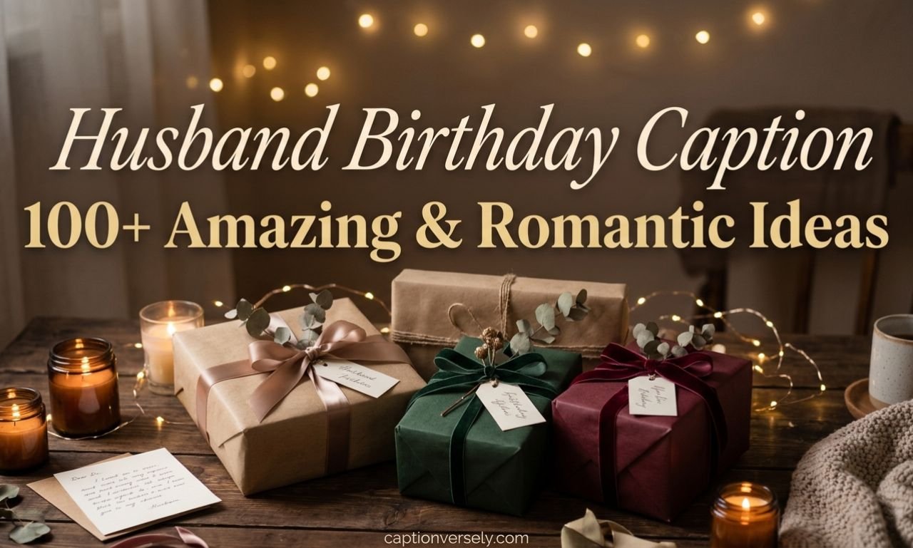 Husband Birthday Caption: 100+ Amazing & Romantic Ideas