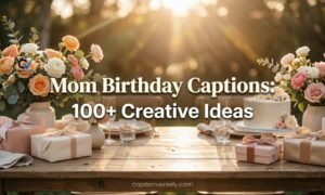 Mom Birthday Captions: 100+ Creative Ideas